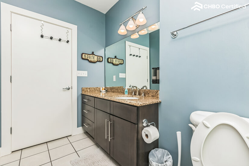 Main Bathroom from Shower