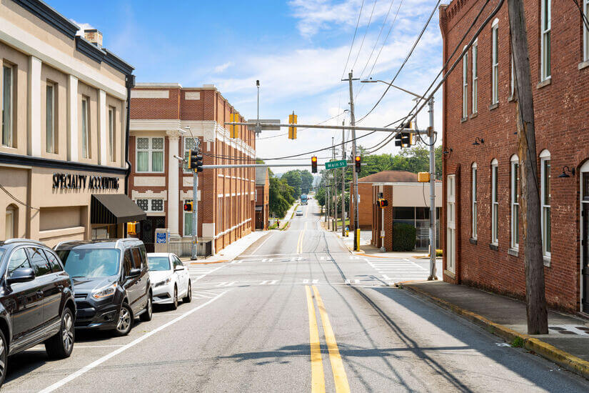Parking right across from our main entrance.