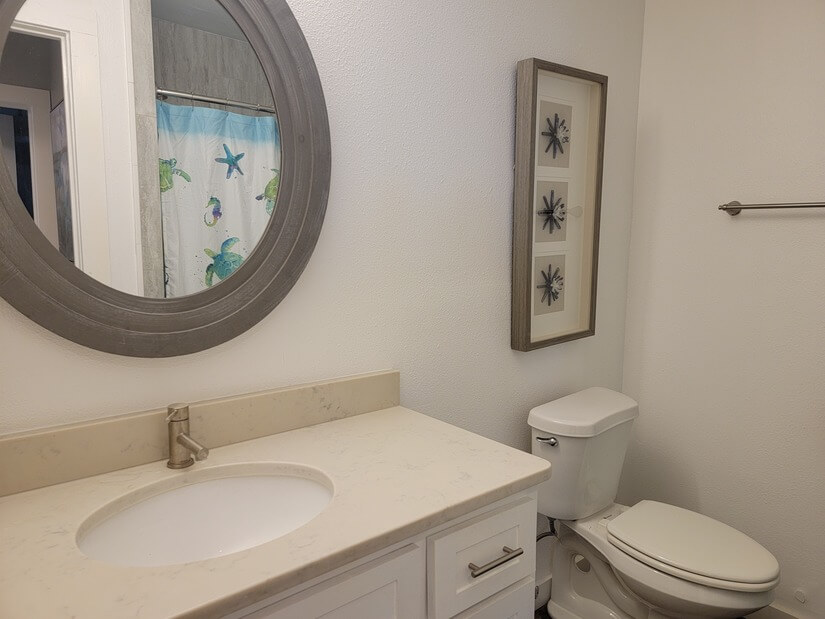 Second bathroom vanity
