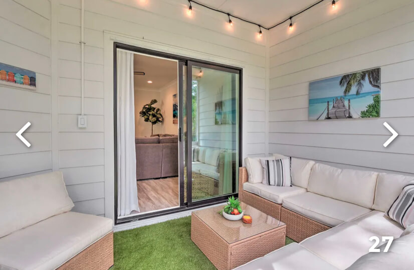 Screened-in  Patio off the great room.