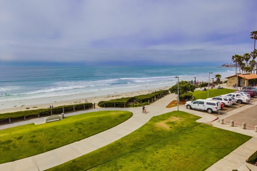 Beach just steps from front door entrance