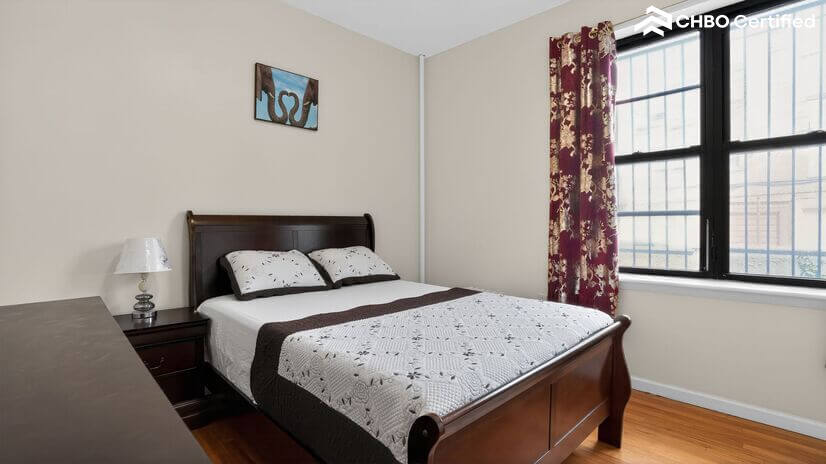 Comfortable Bedroom with Full-Size Bed and Natural Light