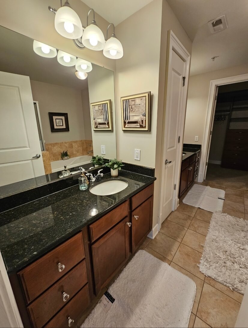 Master Bath with His & Hers Vanities