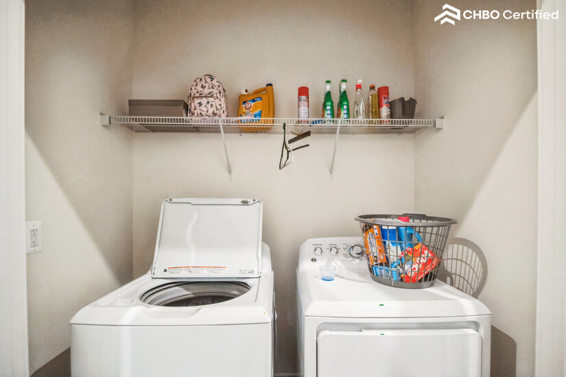 Full sized washer and dryer