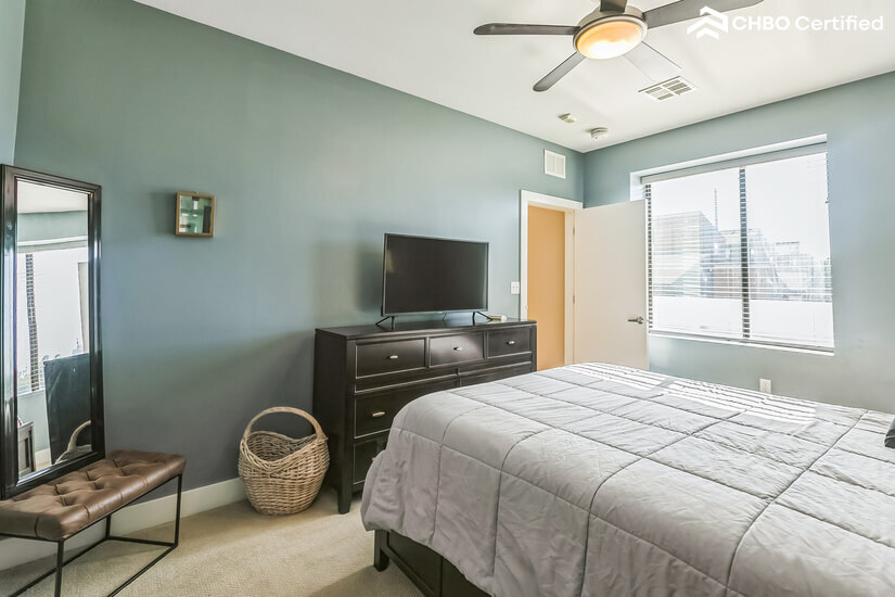 Main Bedroom View from Bathroom