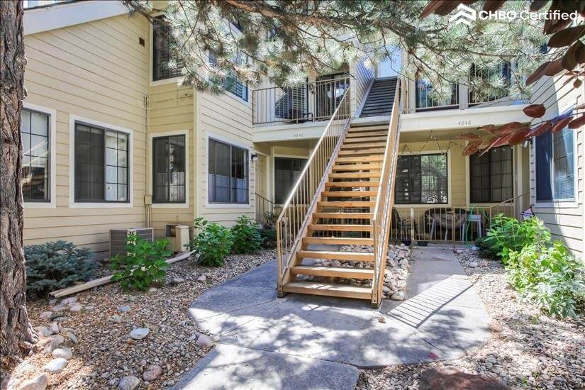 Front entrance - 2nd floor top left