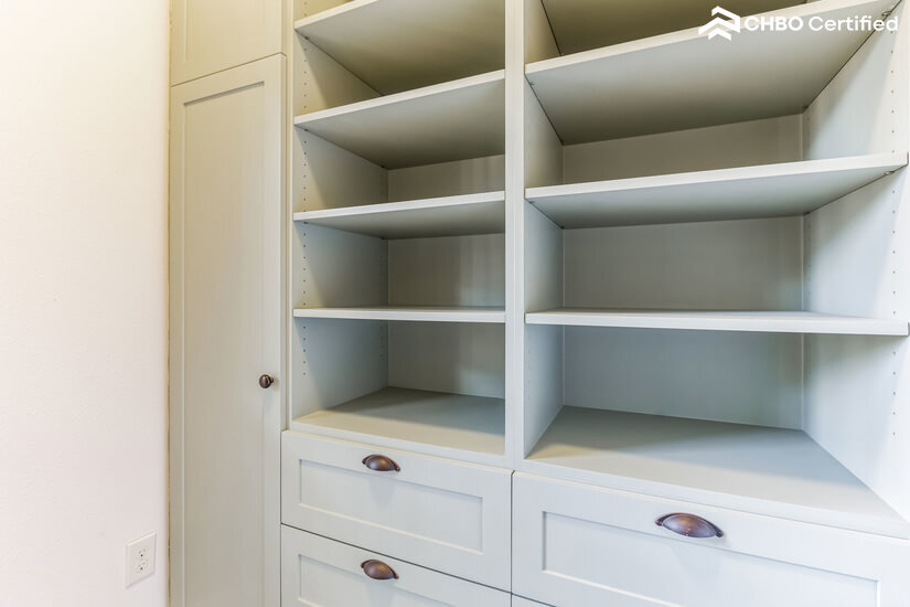 Storage in laundry room