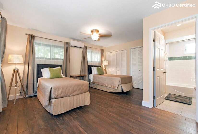 Bedroom#4 with 2 Twin XL beds