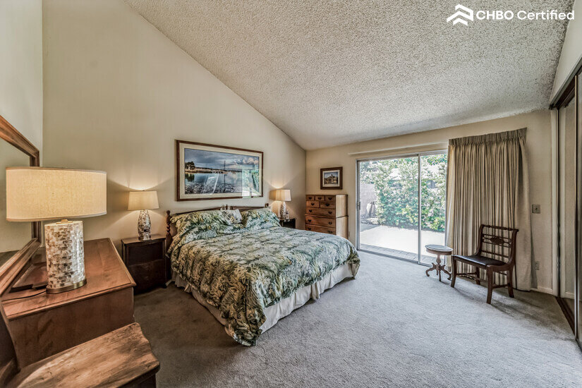 This is your room with a super comfy king bed