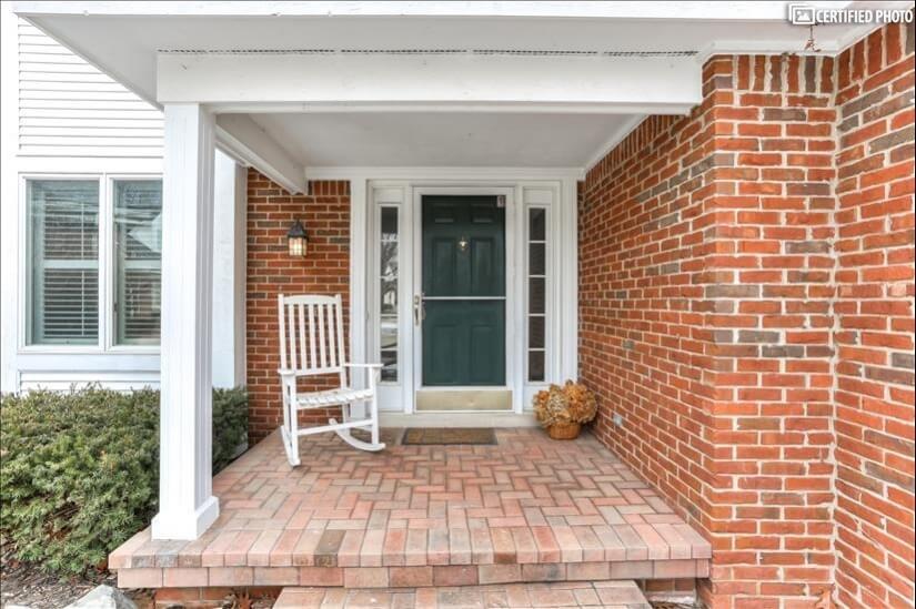 Front door with easy access from driveway.