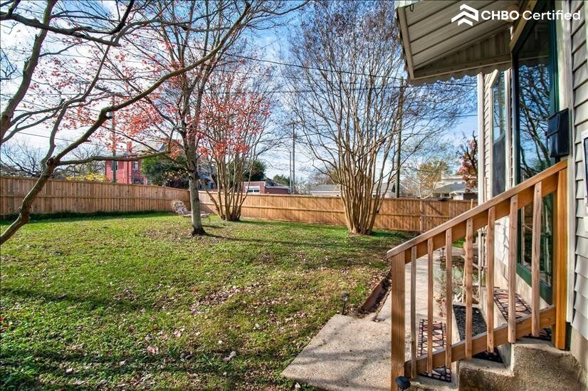 crepe myrtles and a maple tree...