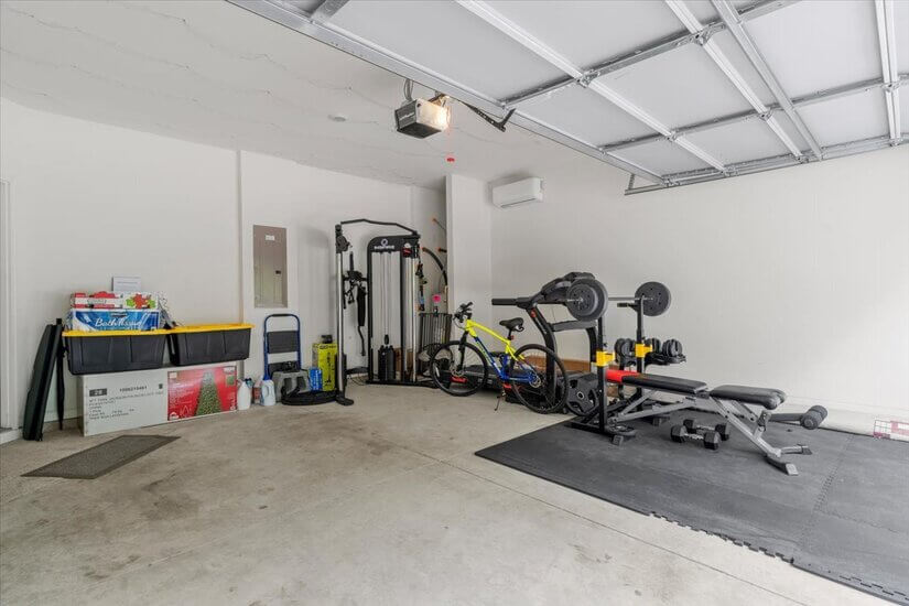 Garage Rear Entrance/ Gym to Right Photo