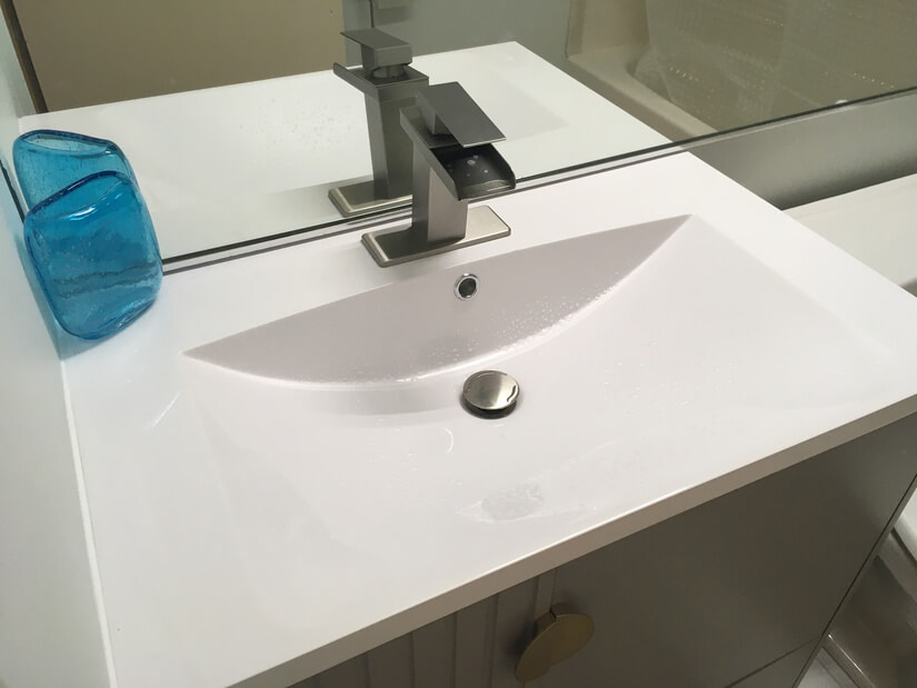 Main Bathroom sink close-up