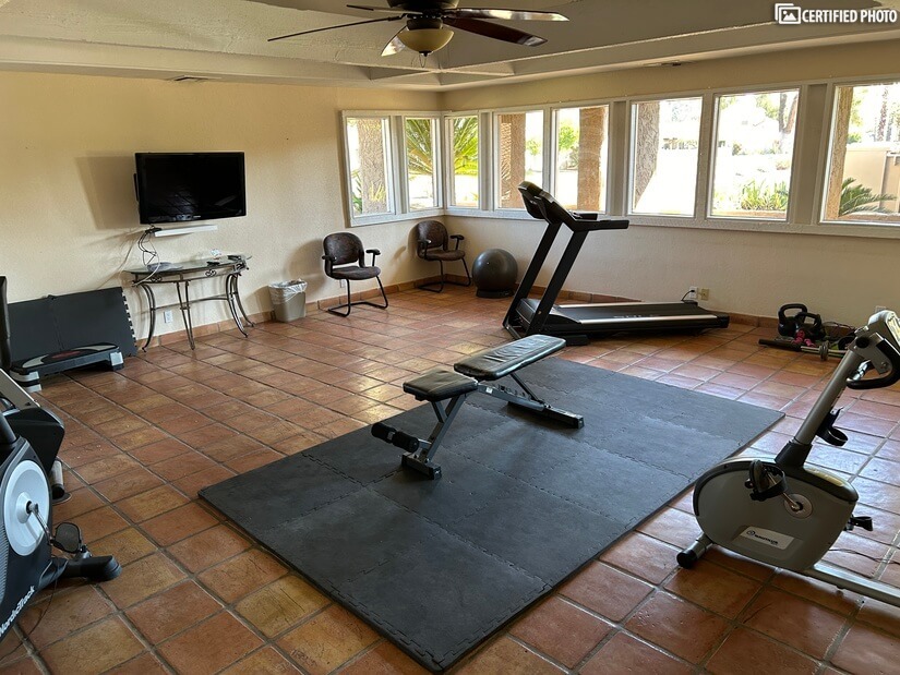 Clubhouse exercise room