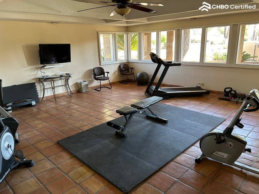Clubhouse exercise room