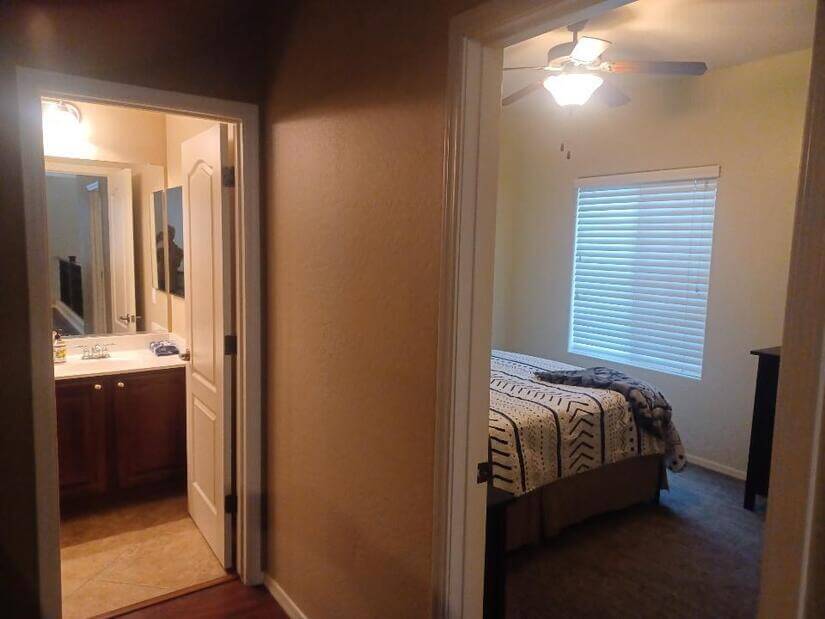 Upstairs entry to Guest Bedroom & Bathroom