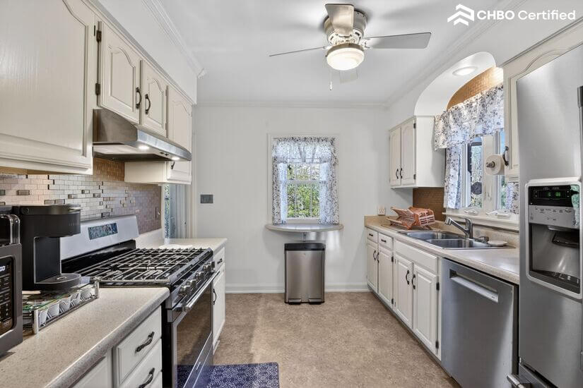 Kitchen - dishwasher & french door fridge w/bottom freezer
