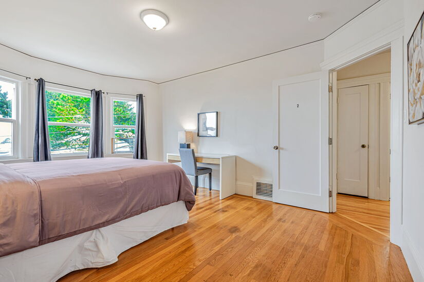 Bedroom 2 Backyard and Partial Ocean View