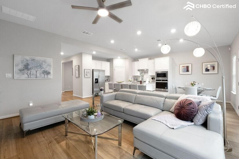 Modern open-concept living space designed for comfort.