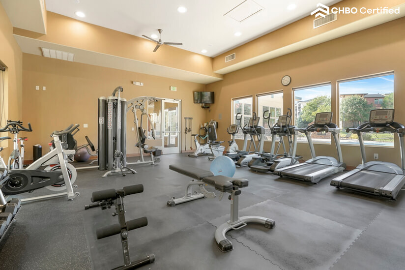 Plenty of equipment to use.