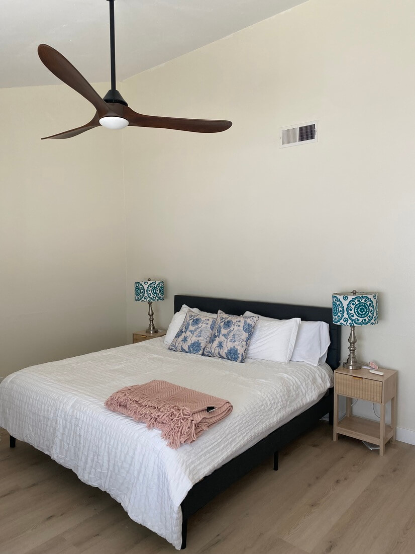 Large master bedroom with in suite bath.
