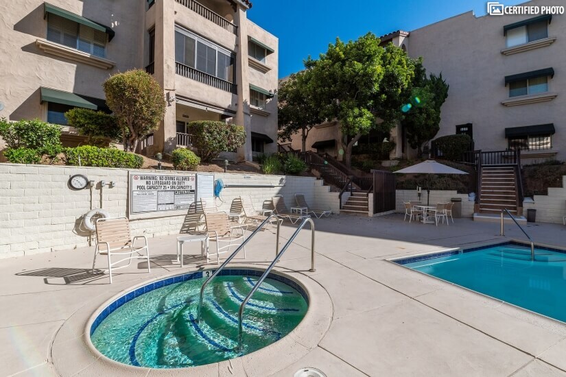 San Diego Furnished rental with a spa