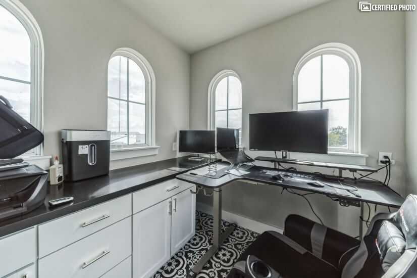 home office on 4th floor