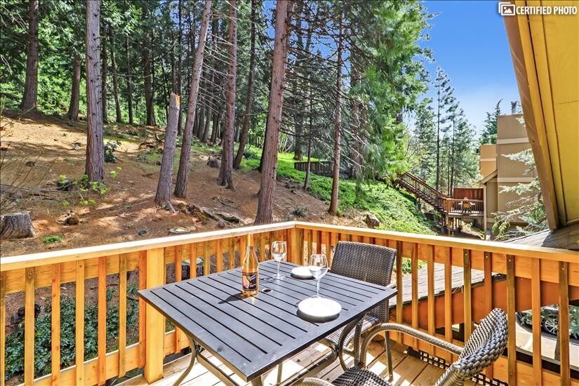 Master Bedroom Deck With Forest VIews