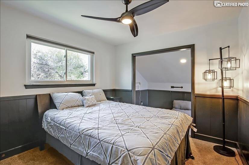 Bedroom 3 with Queen size bed and memory foam mattress.