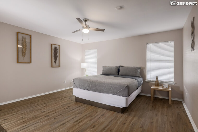 Main Bedroom - Hutto furnished rental