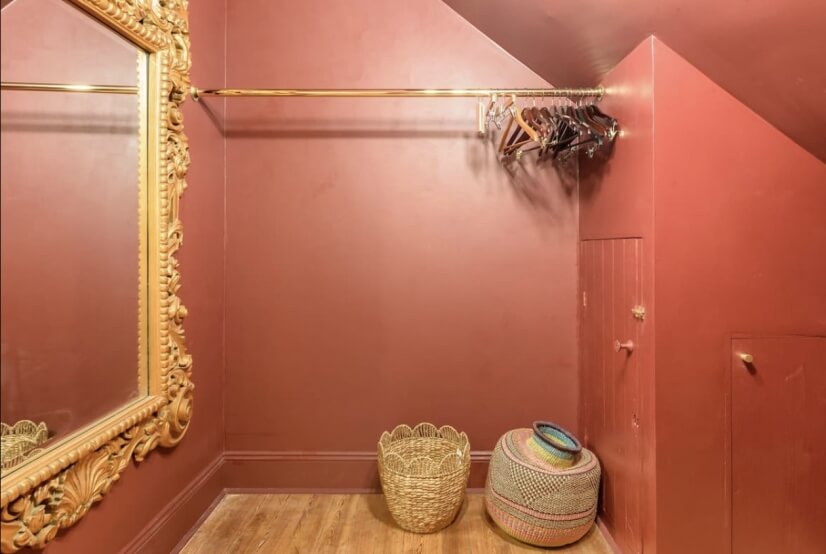 Walk in closet...