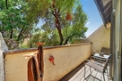 Balcony with seating off master bedroom