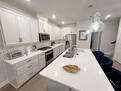 gas stove, double door refrigerator, microwav