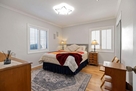 Bdrm #1 Queen bed, mirrored doors on closet w