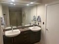 Double vanity in bathroom