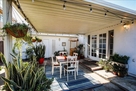 BBQ and tiki bar in the back patio