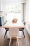 Dining room table with seating for 6.