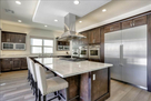 Gourmet Huge kitchen with 60 inch frig,2 Oven