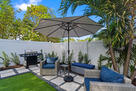 patio sitting and grill