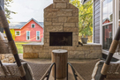 Outdoor fireplace