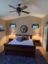 Master bed king with huge walk in closet