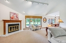 Fireplace with chase lounge or modular sectio