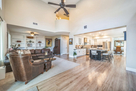 Family room opens to kitchen