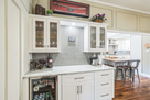 Stocked Dry Bar with Undercounter Fridge, Loc