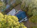 Aerial view of the home