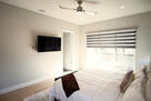 Primary king suite in Dallas corporate housin