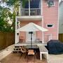 Backyard w/gas grill