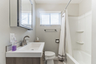 Hall bath with new brand new shower/bath inse