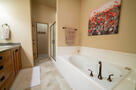 Master bathroom with deep soak tub