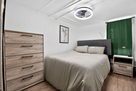 Bedroom and dresser